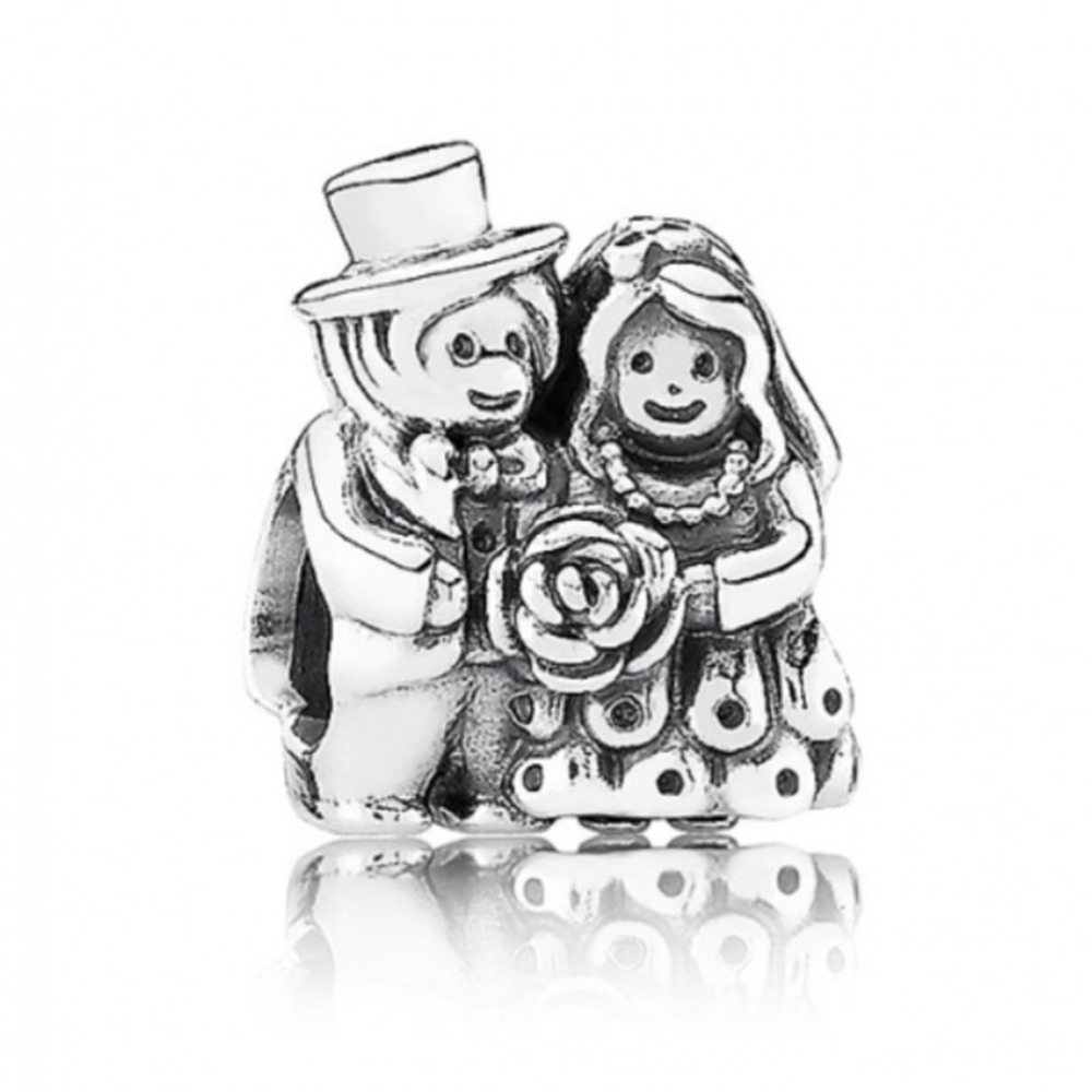 PANDORA Wedding Couple Or ANNIVERSARY  Charm